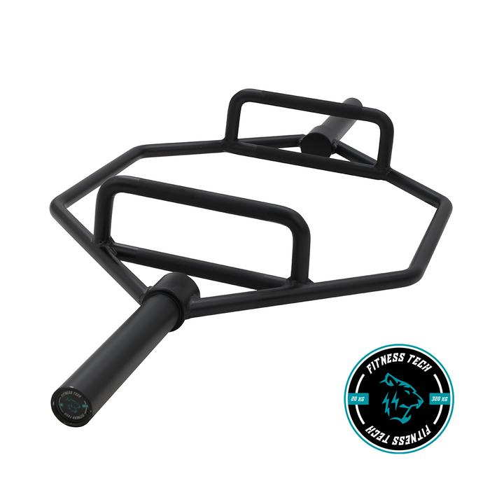 Barra Olímpica Hexagonal Squat Bar negra 50mm 700 LBS / 320kg