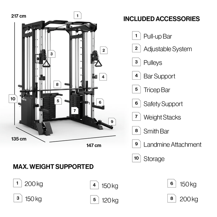 Smith Machine S9000 I Máquina multifunción