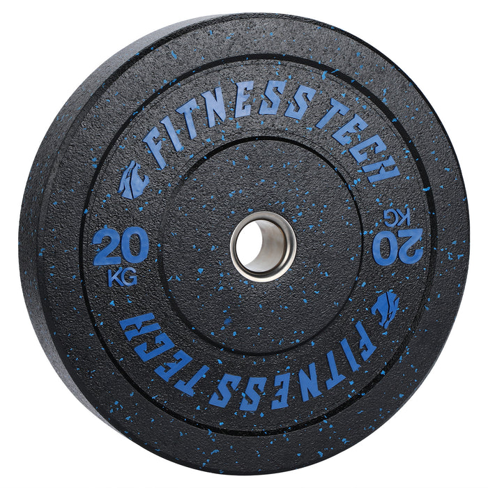 Bumper Plate Alta Resistencia Hi Temp Fleck de 5kg a 25kg - Unidad - Fitness Tech