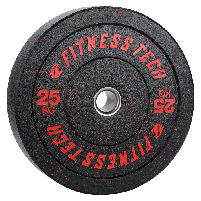 Bumper Plate Alta Resistencia Hi Temp Fleck de 5kg a 25kg - Unidad - Fitness Tech