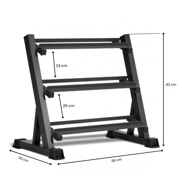 Hantelset + Sechskanthanteln 2,5 kg bis 22,5 kg