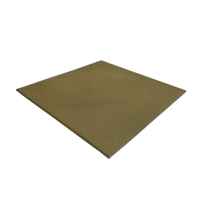 Loseta ocre de caucho (de 1 a 4 cms de grosor)