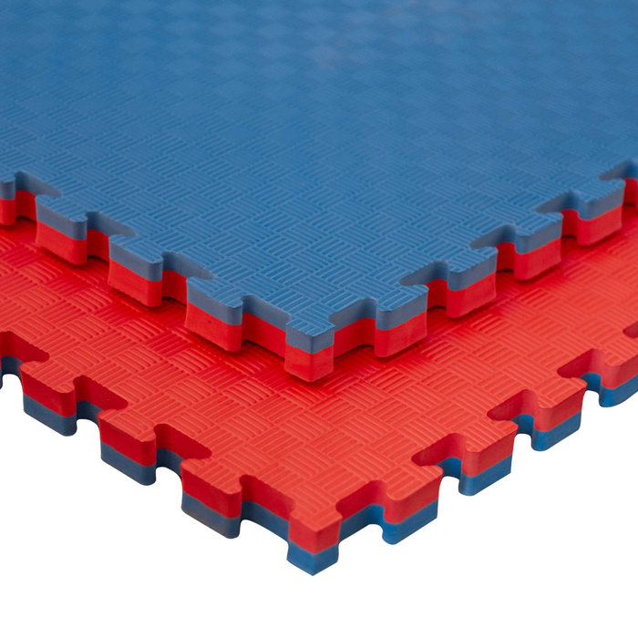Tatami Professional Puzzle 100x100x4 cm Blau und Rot
